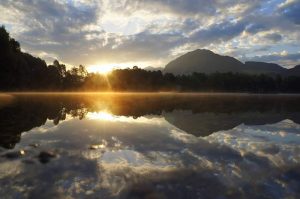 Excursion destination swimming lake Greifenburg