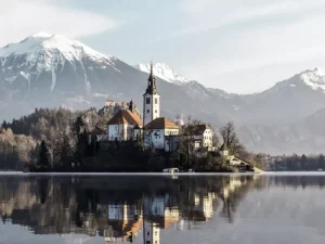 Ausflugsziel Bleder See Winter