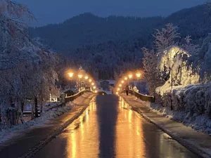 Ausflugsziel Weissensee Winter