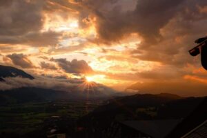 View of the Drautal - Hotel Rossmann
